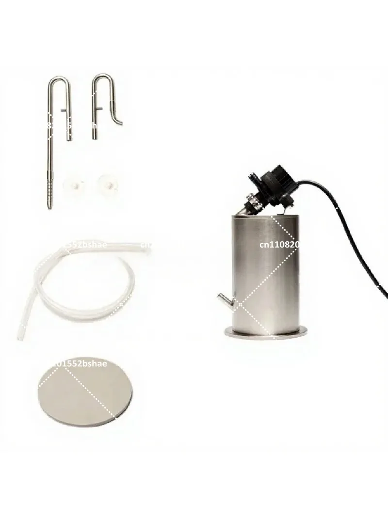 Stainless Steel External Aquarium Canister Filter Barrel for Fish Tank, 60-300GPH