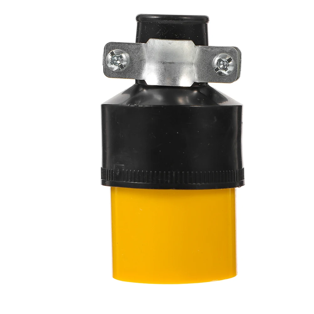 

1pcs American Socket Electric Plug Replacement 3 Prong Grounding Connector Yellow End Female Cord End Electrical