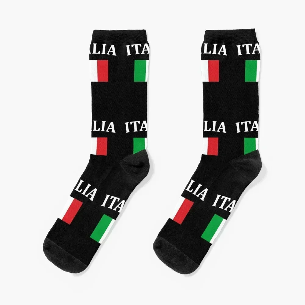 

Italian Flag Socks winter gifts anti slip football sheer Lots Socks For Women Men's