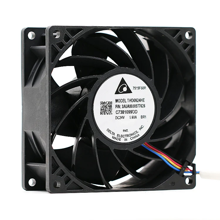 

Original for delta THD0924HE DC 24V 1.60A 9CM 9038 92mm 9238 Inverter 4-wire server Cooling Fan