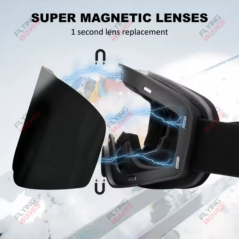 גוגלס Flying Waves בעיצוב Frameless לראייה פנורמית