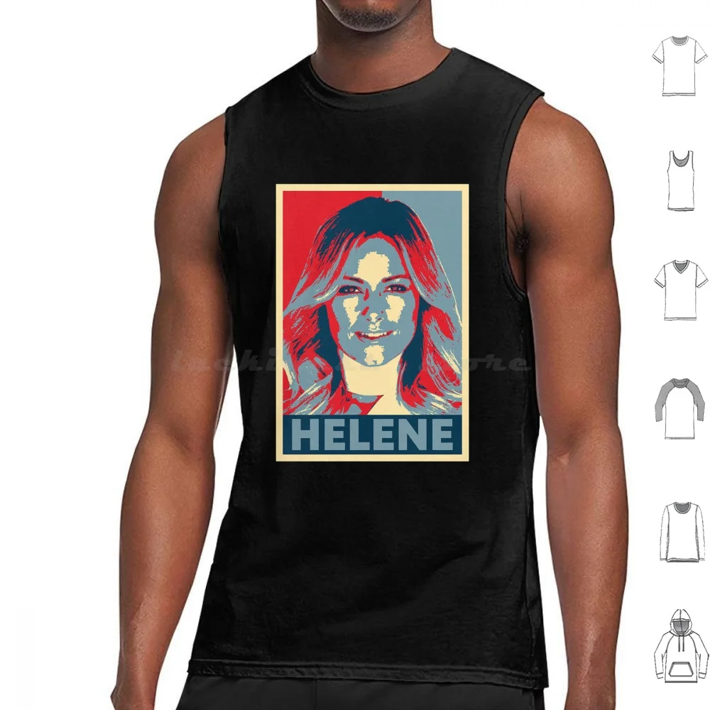 Helene Hope Tank Tops Print Cotton Helene Helene Nur Mit Dir