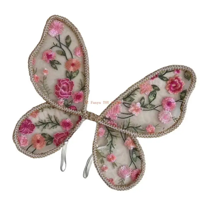 96GC Kids Butterfly Wing Child Lace Butterfly Wing for Witching Themed Photoshoots #2