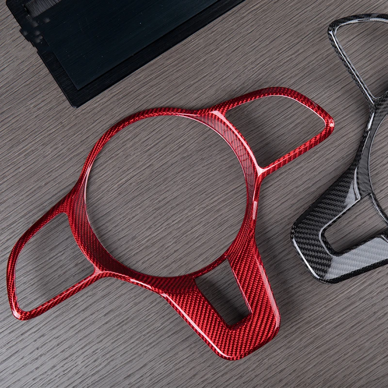 Внутренняя накладка на панель рулевого колеса из углеродного волокна для Mercedes Benz W177 W247 W205 W463 C257 X253 W167 X167 X247 N293