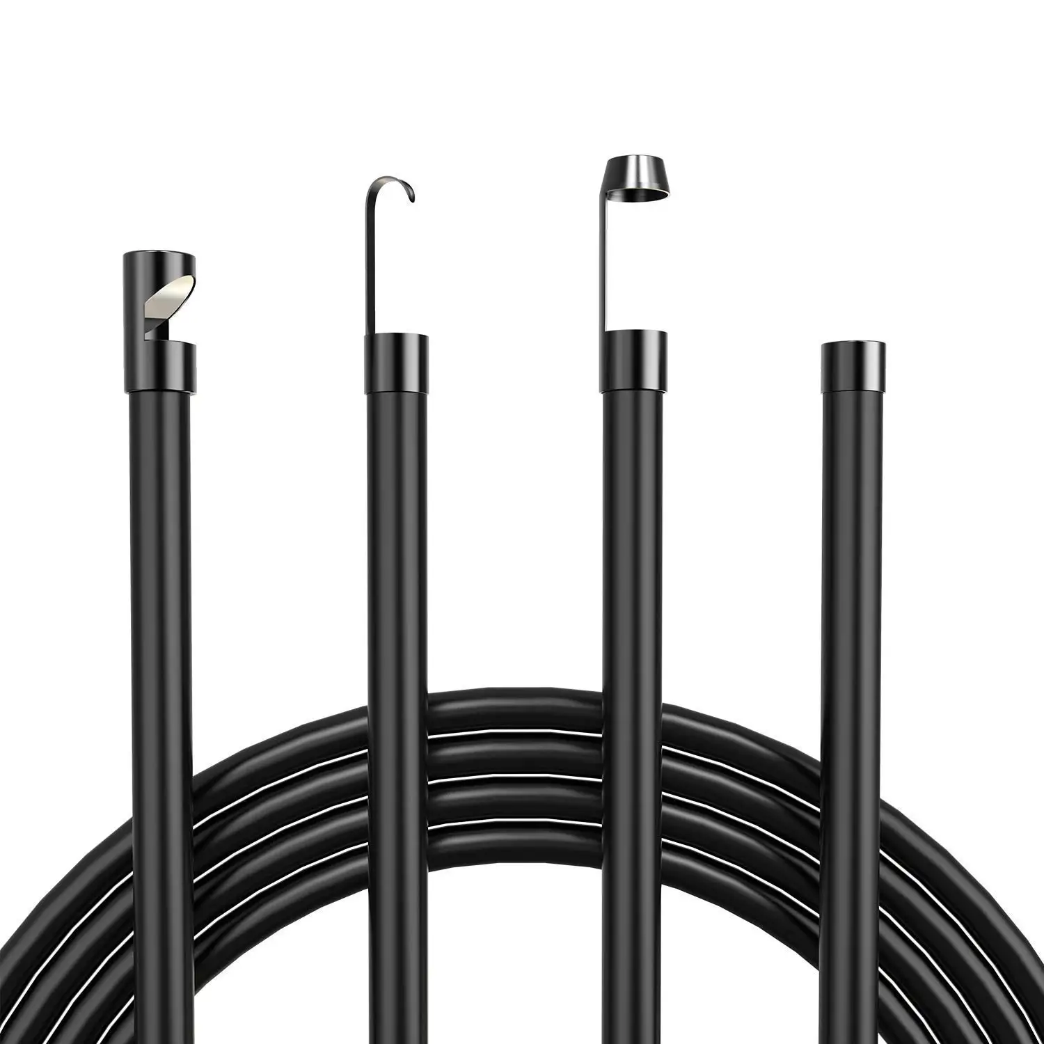 Borescope Accessories,Hook Magnet Side View Mirror Protective Cap Set for 3.9mm 5.5mm 8mm Lens Endoscope Camera