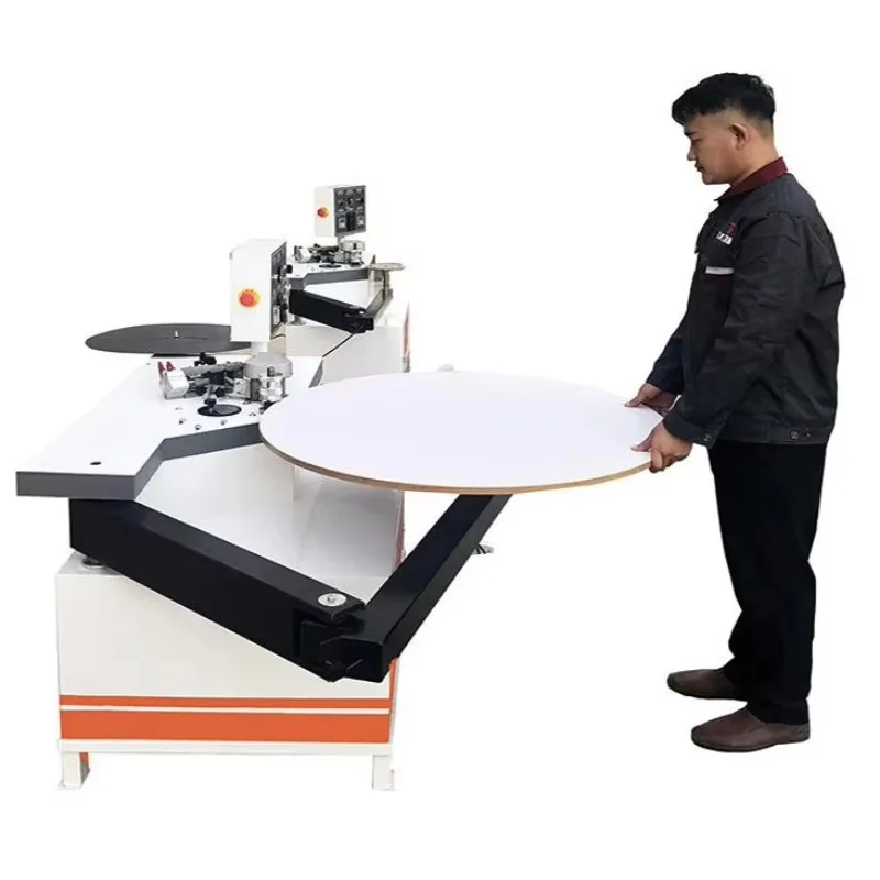 New Automatic MDF Panel Furniture Curve Edge Banding Machine with Gluing Function and Motor for Plywood Production