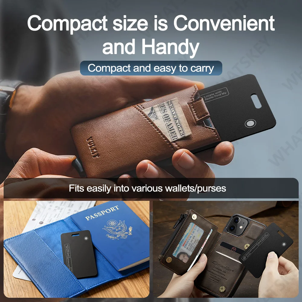 Googel Find My Wallet Finder IOS Smart Bluetooth Tracker Card ومحدد موقع العناصر لعلامات الأمتعة وجوازات السفر Find My (Android وI) #5