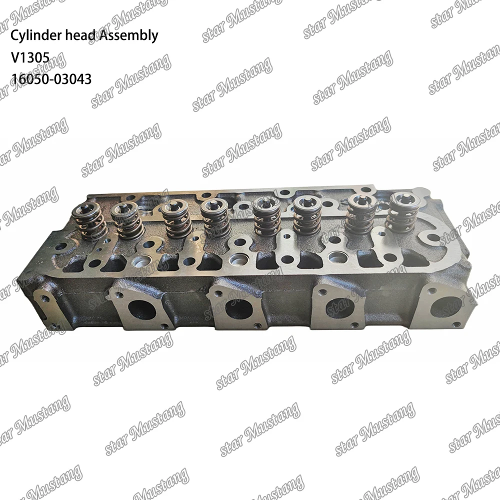 V1305 Cylinder head Assembly 16050-03043 Suitable For Kubota Engine Parts