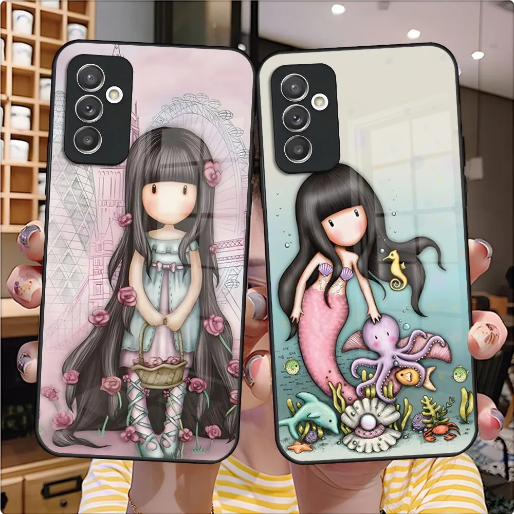 Gorjusses cute doll Santoroes Phone Case for Samsung S24 Ultra S23 S22 S20 Fe S21 Plus Galaxy A54 A34 A24 A53 M54 Note 20 Cover