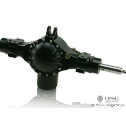 LESU Metall Hinterachse Differentialsperre für 1/16 Bruder RC Traktor LKW Spielzeug Modell Ersatzteile TOUCAN HOBBY TH16658-SMT5