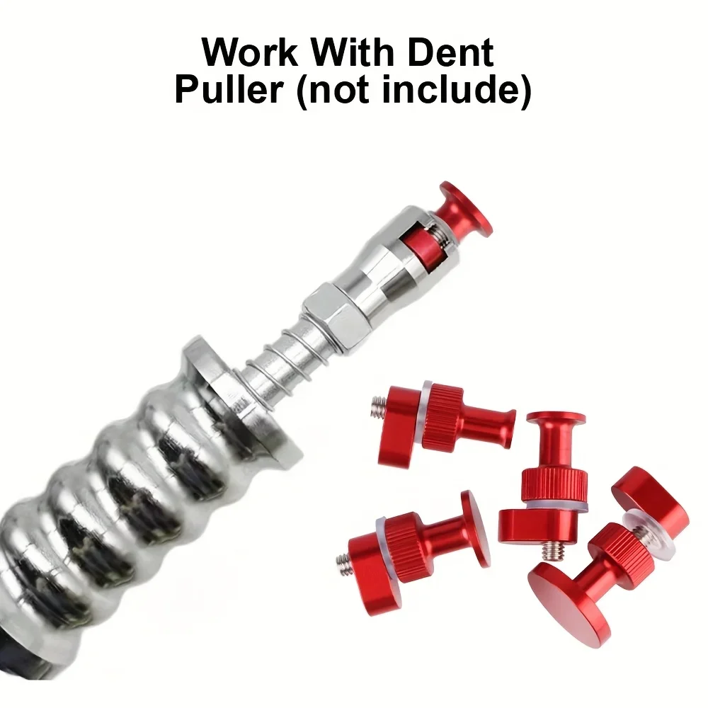 Car Dent Repair Tool Puller Leveling Aluminum Alloy Round Gasket Puller Accessories Hail Pit Dent Small Pit Repair Reuse