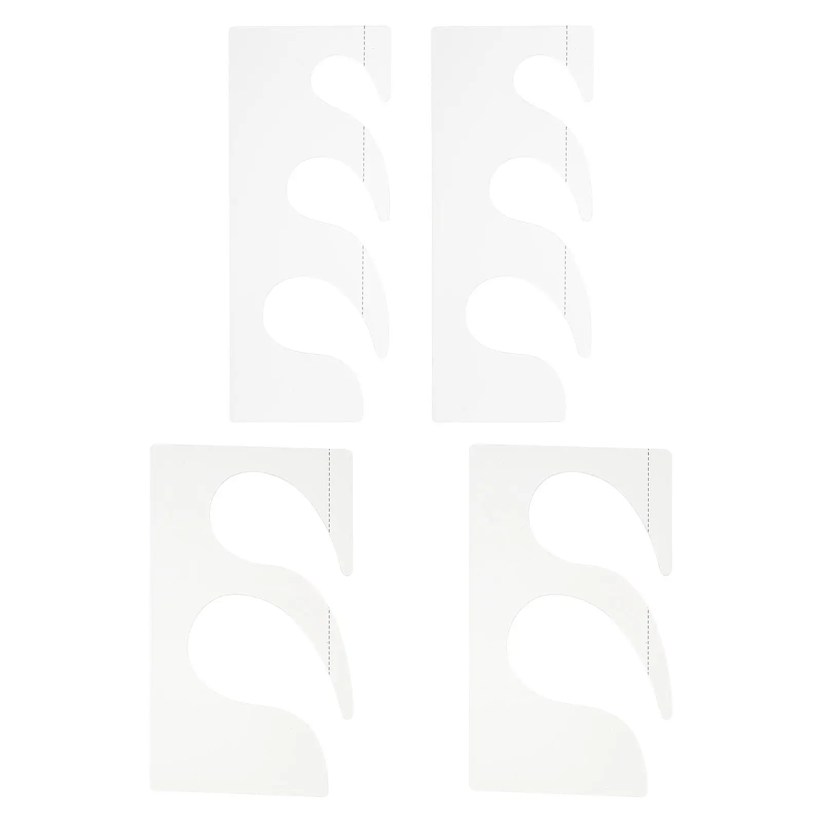 

4Pcs Quilting Rulers Patchwork DIY Plastic Sewing Rulers Professional Multi-Shape Template Kit for Efficient Fabric Stitching