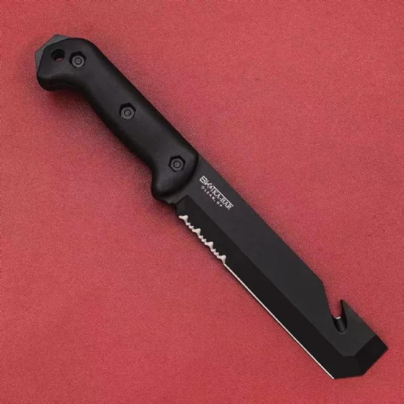 KA-BK3 التكتيكية شفرة مثبتة التخييم بقاء سكين صيد تسلق الجبال الصيد أداة الإنقاذ في حالات الطوارئ سكين صغير #3