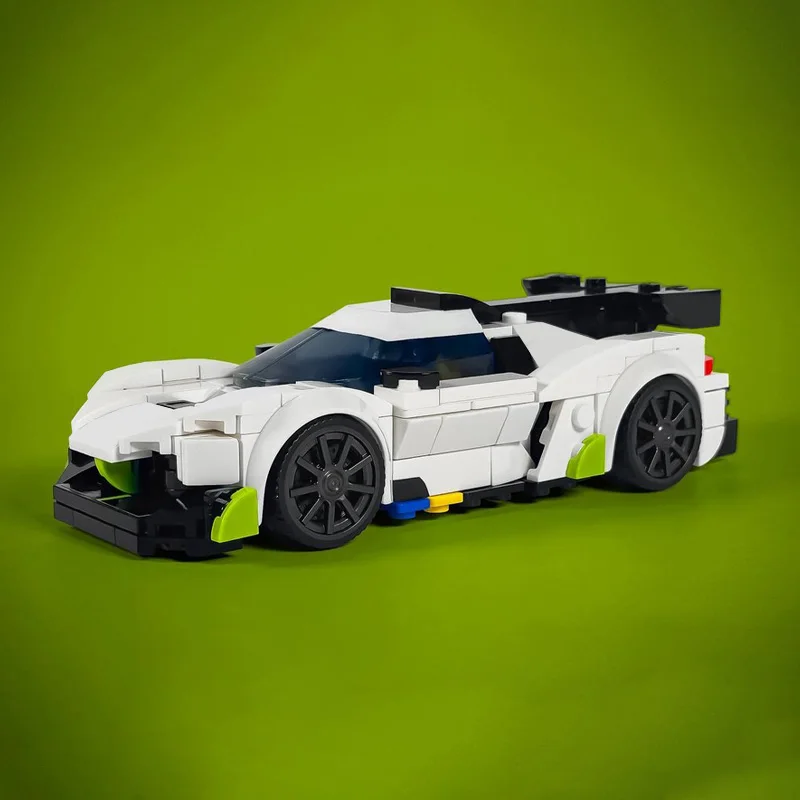 242 PCS Supercar Egg Jesko MOC Customize Modular Building Block Design Kids Popular Creative Design DIY Boys Birthday Toy Gift