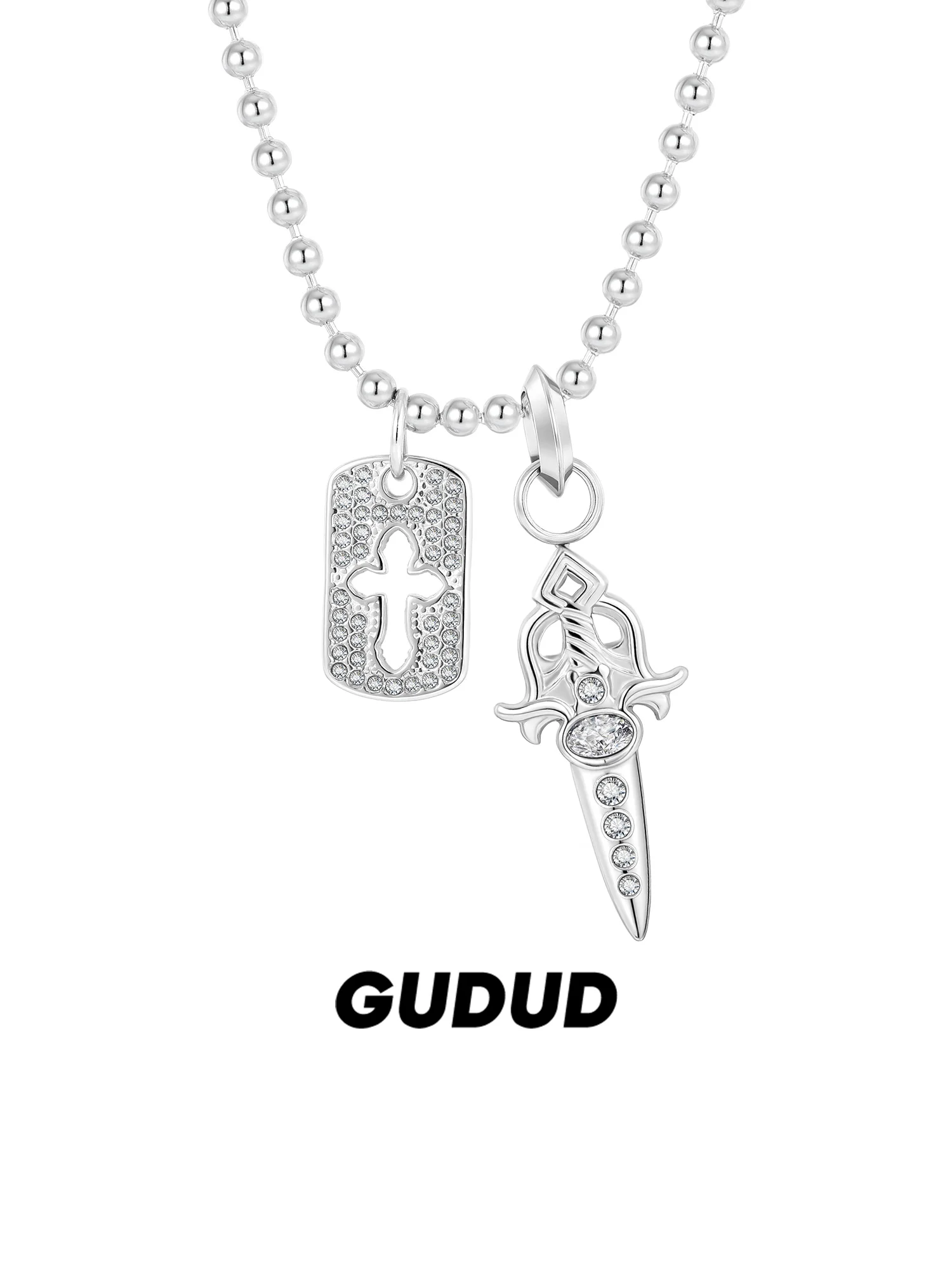 men's-cross-sword-pendant-necklace-fashionable-minimalist-long-drop-jewelry-square-token-gift-for-boyfriend-alluring-charm