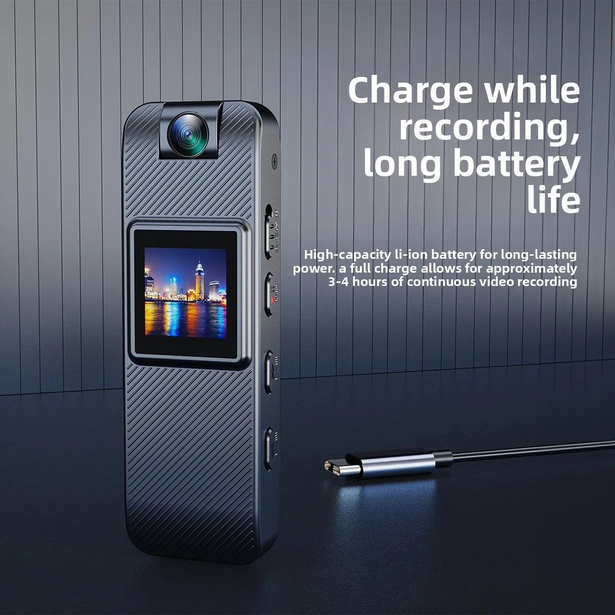 Voice recorder with camera, high-definition night vision, all-in-one conference, outdoor sports law enforcement recorder