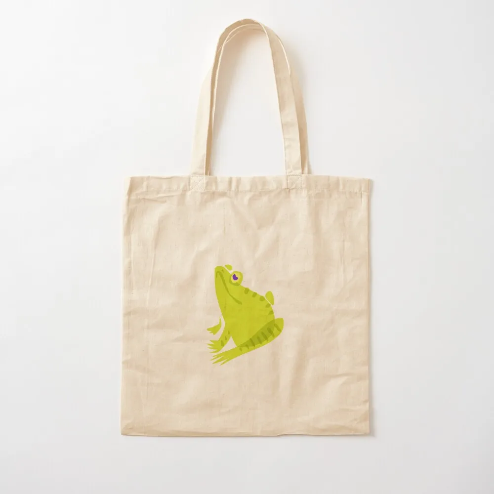 Froggy Mornings Tote Bag Women bags shopping bags foldable