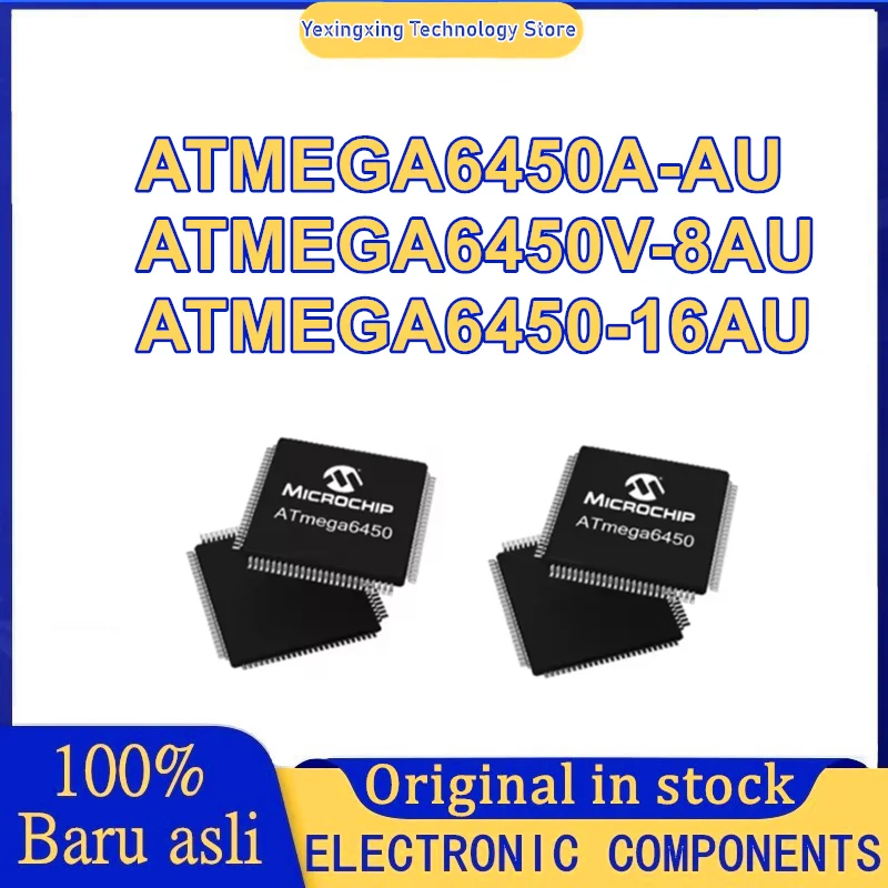 ATMEGA6450V-8AU ATMEGA6450A-AU ATMEGA6450-16AU ATMEGA6450V ATMEGA6450A ATMEGA6450 ATMEGA IC MCU Chip TQFP-100 in stock