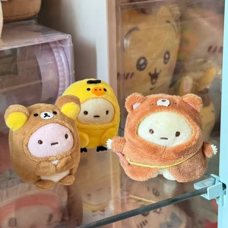 kawaii 8 سنتيمتر Rilakkuma فستان Sumikko Gurashi دمية محشوة تيماري لطيف سان Sumikko Gurashi Mini Plushies الشكل هدية مزخرفة #3