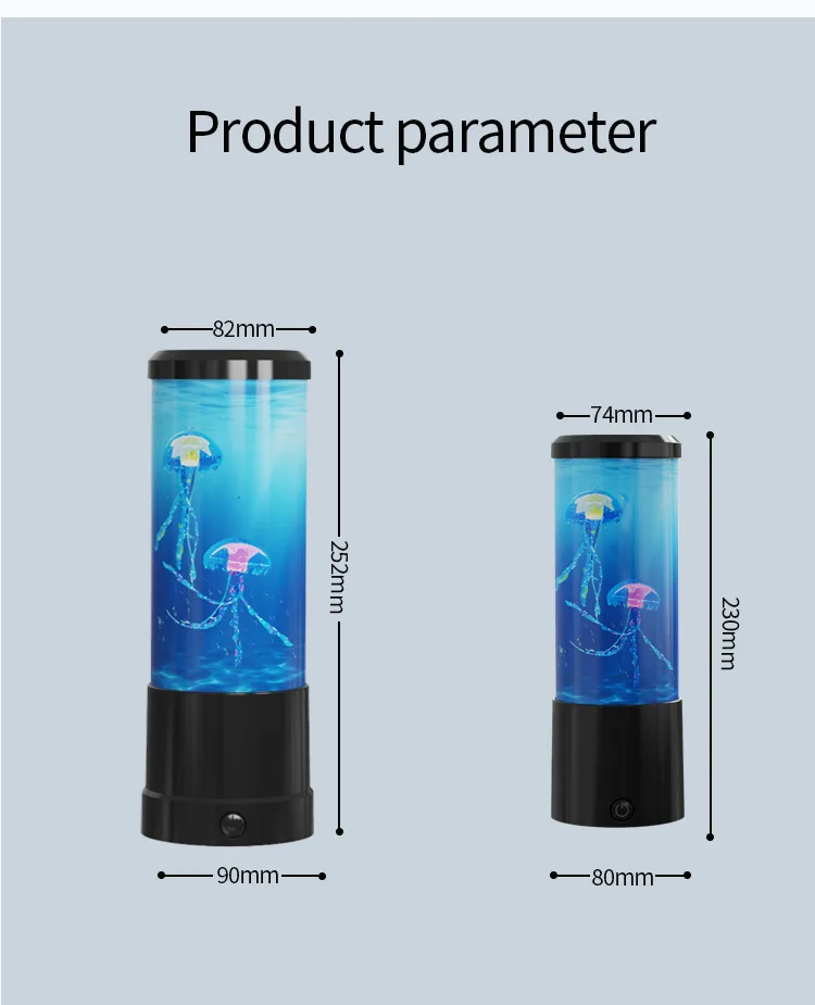 クラゲランプ LED リモコン変色水族館ライト 8 色ホームデコレーションライトナイトライトペット用品