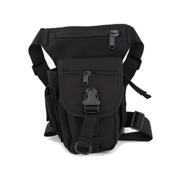 Riñonera de almacenamiento al aire libre, bolso de pierna de viaje impermeable, bolso de hombro informal para motocicleta