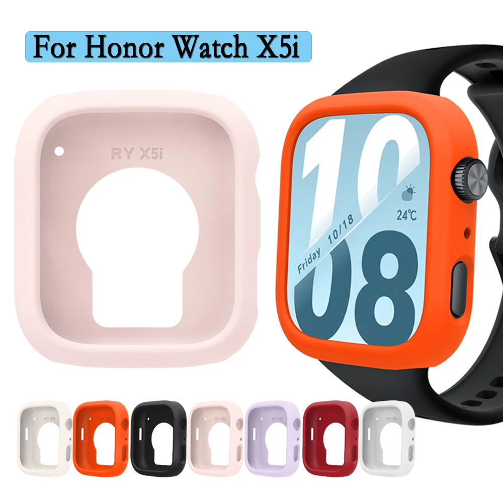 

For Honor Watch X5i Soft Shell Hollow Protective Silicone Case Super Light Watch Cover Decoration For Honor Watch X5i