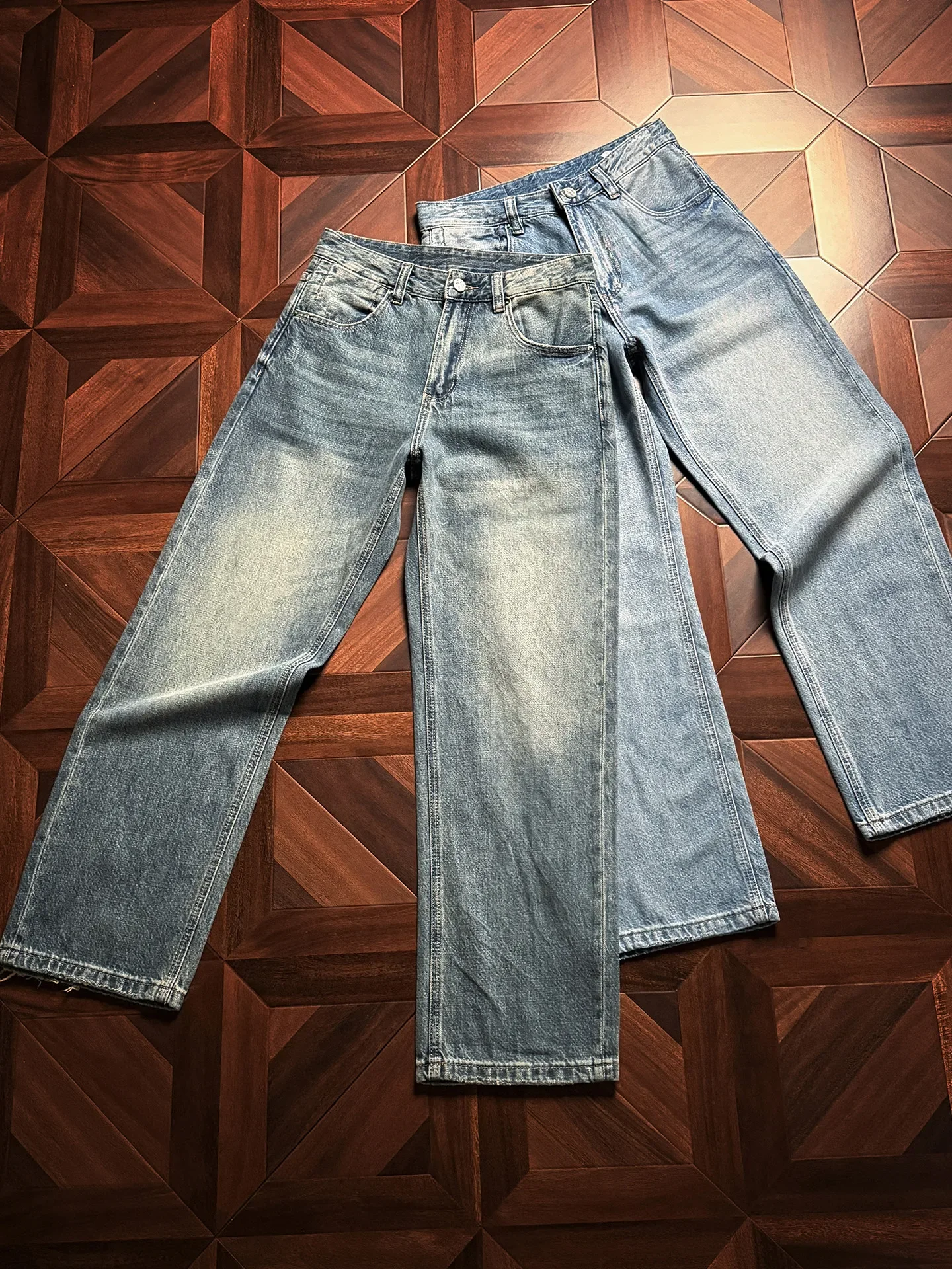 Tall Lyocell lightweight and breathable 10.8 oz straight jeans that won't collapse after long wear