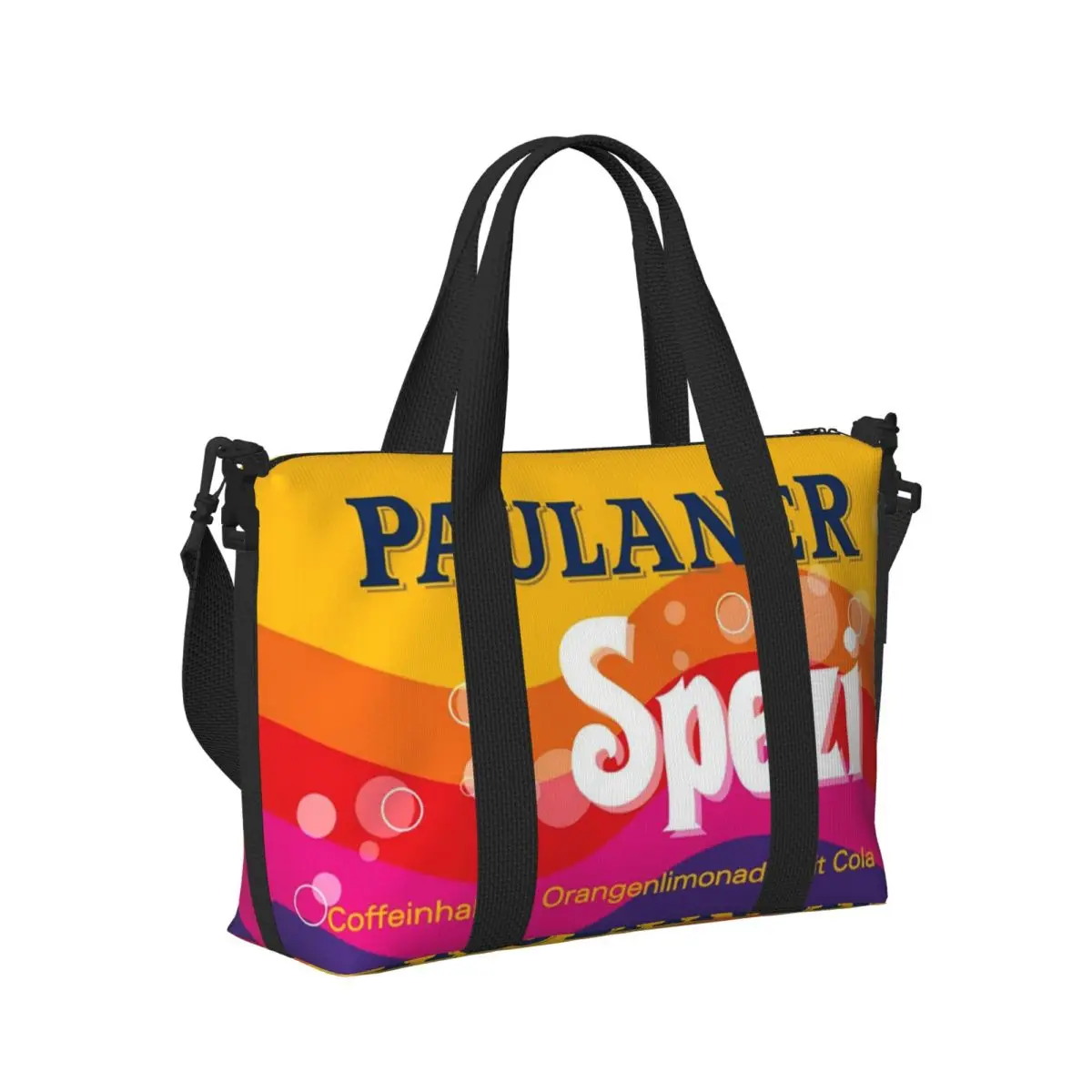 

Paulaner Spezi Munich Beach Travel Bag Large Capacity Tote Bags for Gym Sport Women Shopping Duffle Shoulder Bag