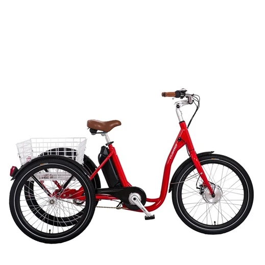 Tricycle electric freight tricycle 24-inch wheel electric adult tricycle for sale