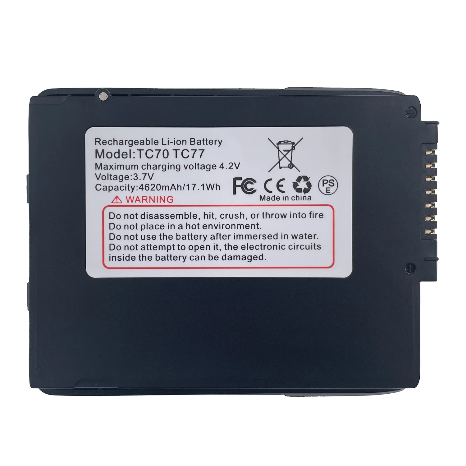 DXT Replacement Battery ZEBRA TC70 TC75 82-171249-02 82-171249-01 Symbol Scanner Battery  4620mAh