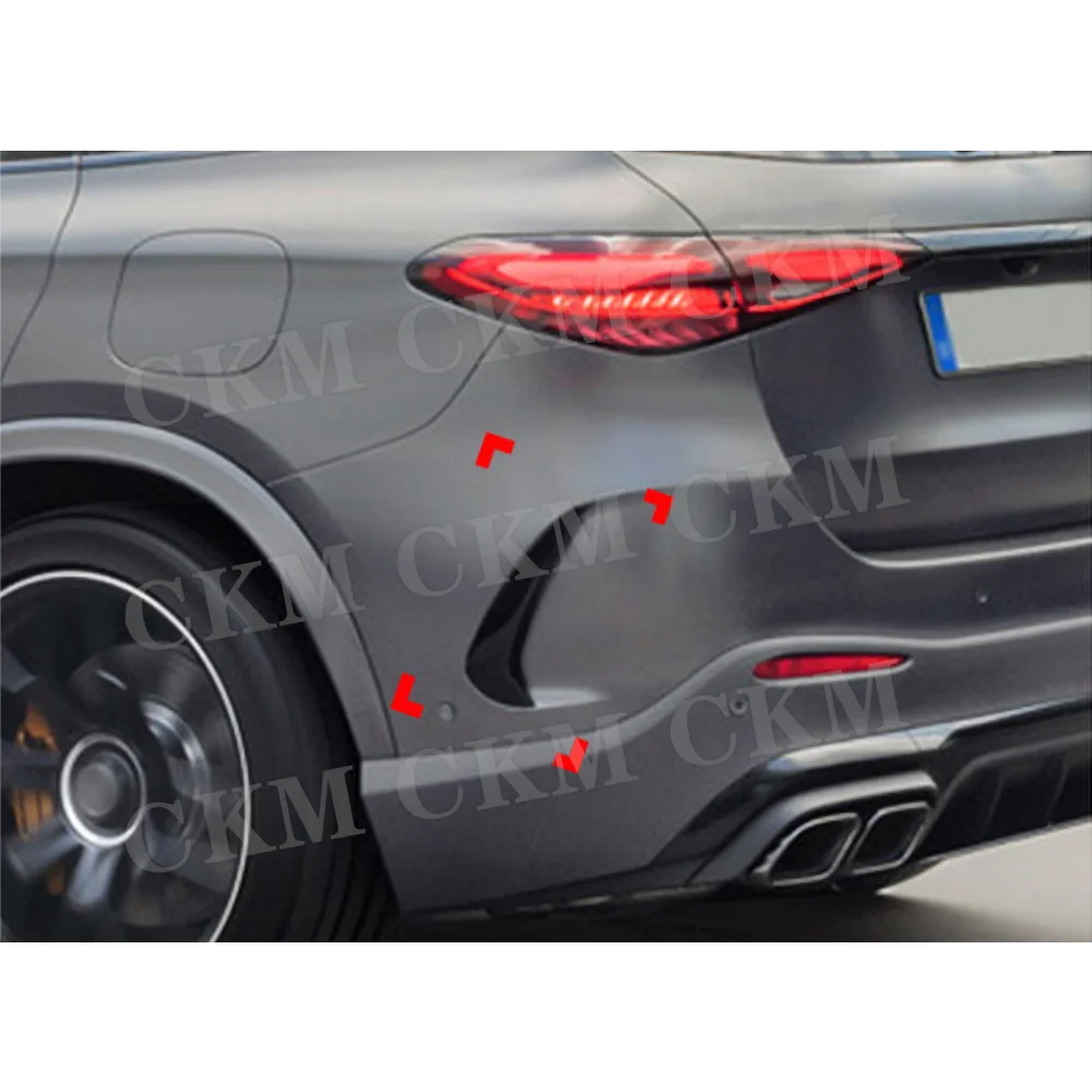 

Rear Bumper Air Vent Trims Spoiler Fender Decoration Accessories for Mercedes Benz GLC Class X254 GLC 260 300 GLC63 AMG 2023+