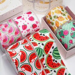 DIY Cartoon Fruit Printed Grosgrain Ribbon For Craft Supplies Sewing Accessories 5 Yards, Planar Resins Mold 10 Pieces. 51589