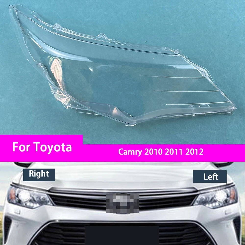 

For Toyota Camry 2010 2011 2012 Headlamp Cover Headlight Transparent Lens Lamp Shell Masks Plexiglass Replace Original Lampshade