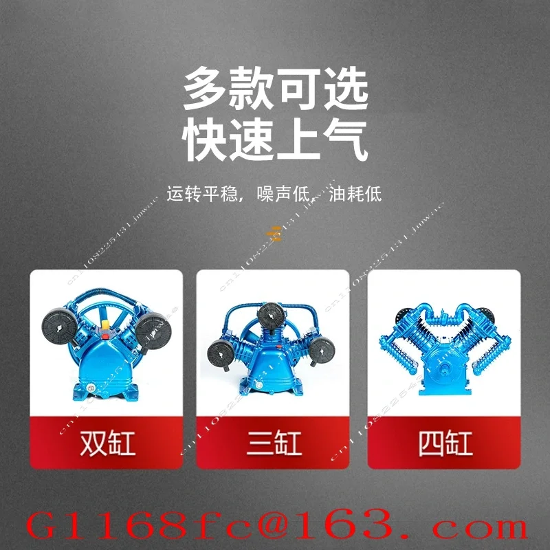 Oil Driven Filter Two Cylinder Three Cylinder Four Cylinder 1.1Kw-22Kw Industrial Air Compressor Accessories Small Air Pump Head