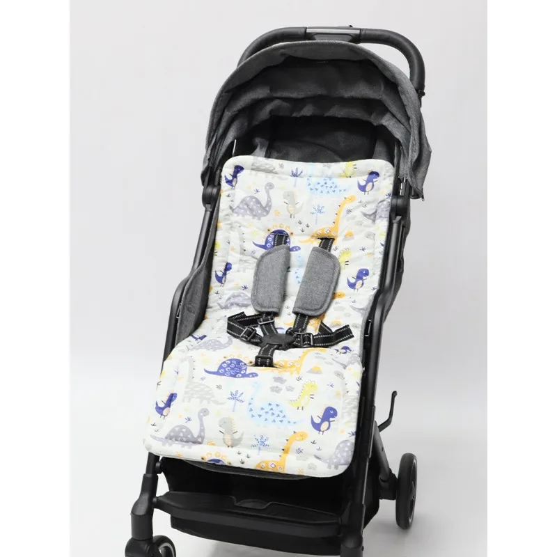 

Stroller Cushion Stroller Cotton Pad Pure Cotton Baby Car Seats All Seasons Keep Warm Sdtyle Cushion Comfortable and Breathable