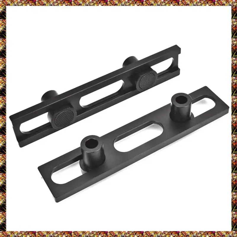 BTCL Woodworking Table Hole Dowel Self Centering Doweling Jig Dowel Drill Guide Bushings Set Wood Dowel Jig Kit Black Durable 20