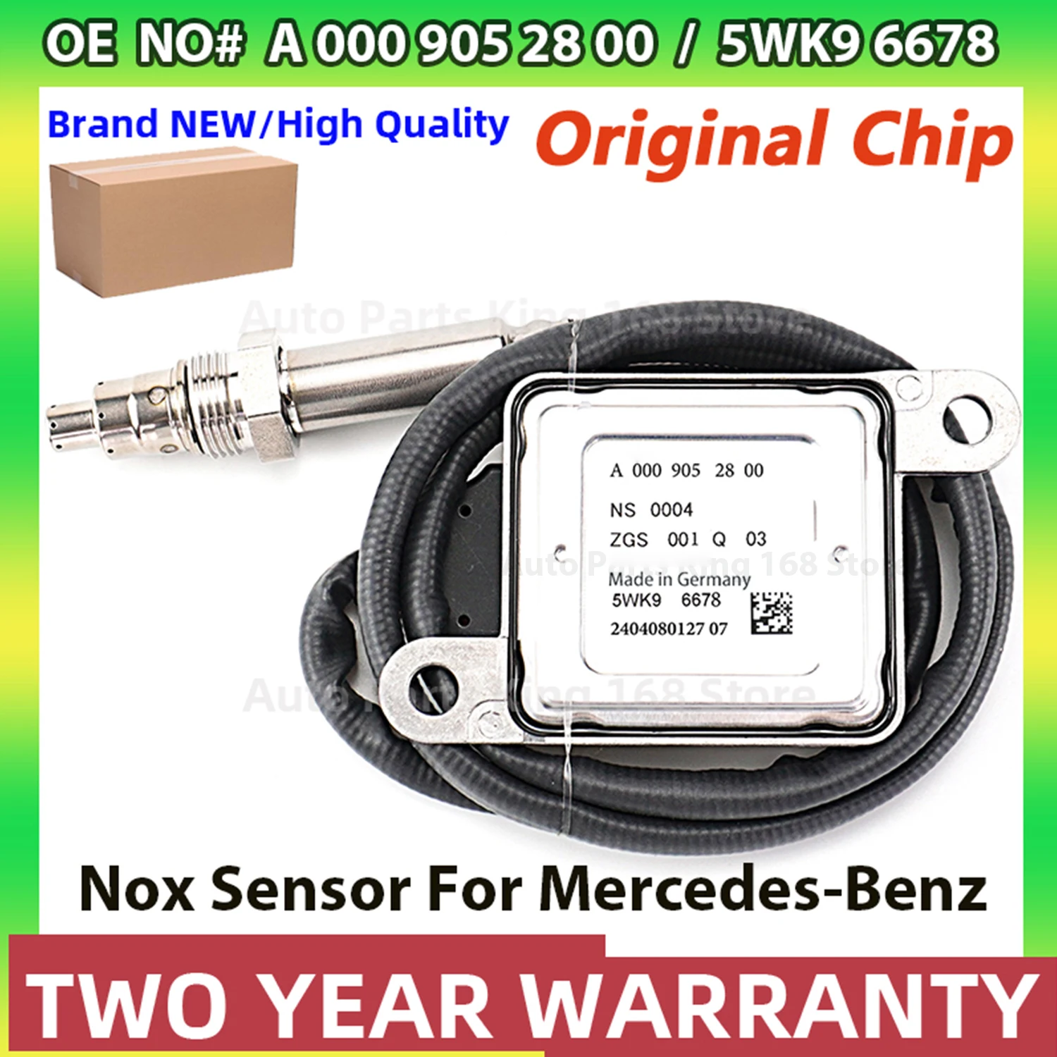 

A0009052800 5WK96678 Оригинальный новый датчик оксида азота NOx для Mercedes-Benz GLE SLC SLK V W447 Vito Mixto