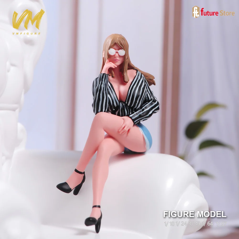 مصغرة 1/87 1/64 1/43 1/24 1/18 ذكر الجمال الإناث يجلس أريكة الشكل دمية صغيرة Diorama تمثال نموذج الدعامة ديكور الحرف