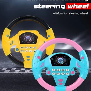 لعبة عجلة القيادة الكهربائية مع صوت واضح للأطفال ، مساعد الطيار الموسيقي التعليمي ، عربة الأطفال ، ألعاب صوتية للأطفال أفضل 10 أدوات موسيقية للعلاج بالموسيقى مبيعا - رقم 1