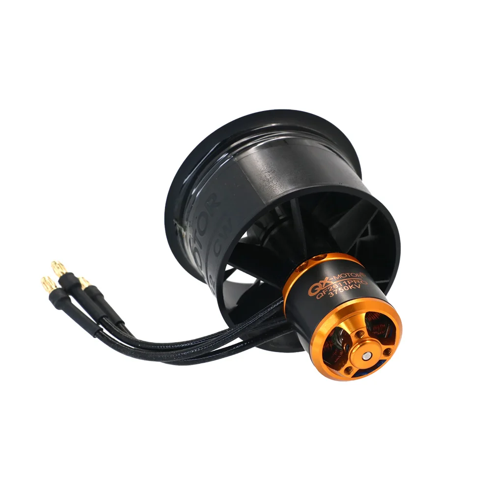 QX-MOTOR 50mm EDF QF2611 QF2611PRO 12-Blatt-Impeller mit 3300KV/ 4000KV /4600KV/ 5000KV bürstenlosem Motor für RC-Jet-Flugzeuge – Detail 10