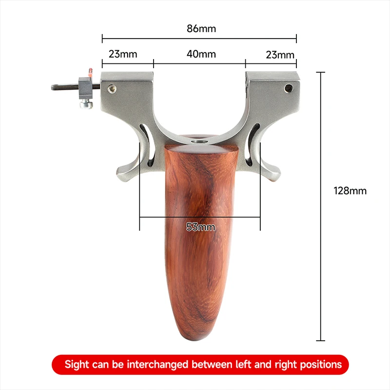 Quick press installation of rubber band 304 stainless steel slingsshot outdoor hunting and shooting competitive slingshot