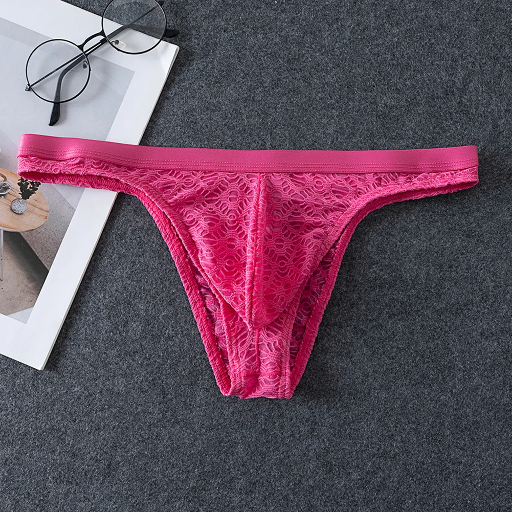 

Мужские трусы-стринги, жаккардовое прозрачное нижнее белье для мужчин, нижнее белье с низкой посадкой, дышащие мужские трусы с Т-образной спинкой, трусики унисекс