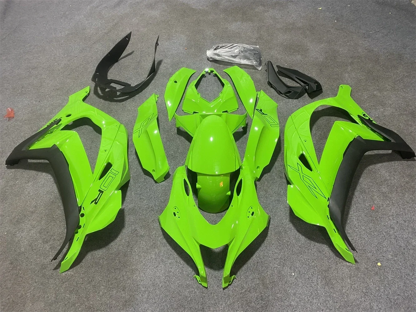 

Новый комплект обтекателей для мотоцикла из АБС-пластика, подходит для Ninja ZX10R 2016 2017 2018 2019 годов, кузов с флуоресцентным светом на заказ