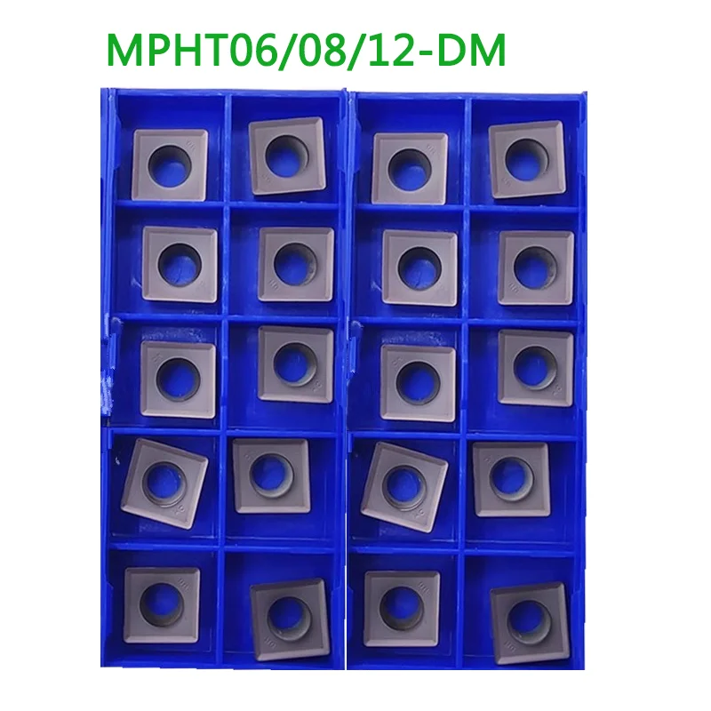10pcs MPHT060304 MPHT080305 MPHT120408 DM ZBG302 Three-edge Milling Insert Indexable CNC Lathe Mill Cutter Turning Blade Tools