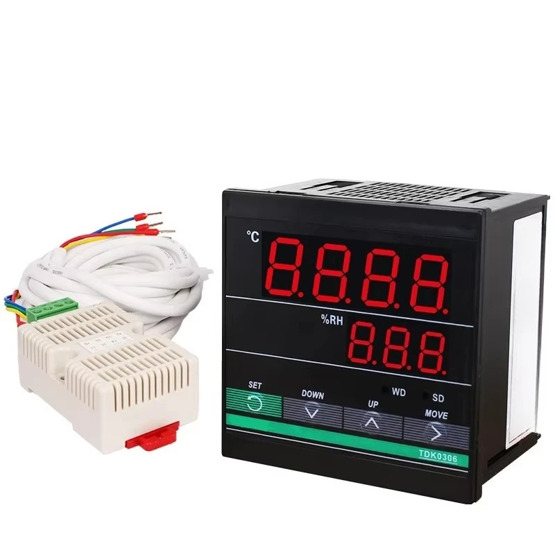 

TDK0306 96*96 Temperature and Humidity Controller With 3 Meter T/H Sensors and T/H Meters