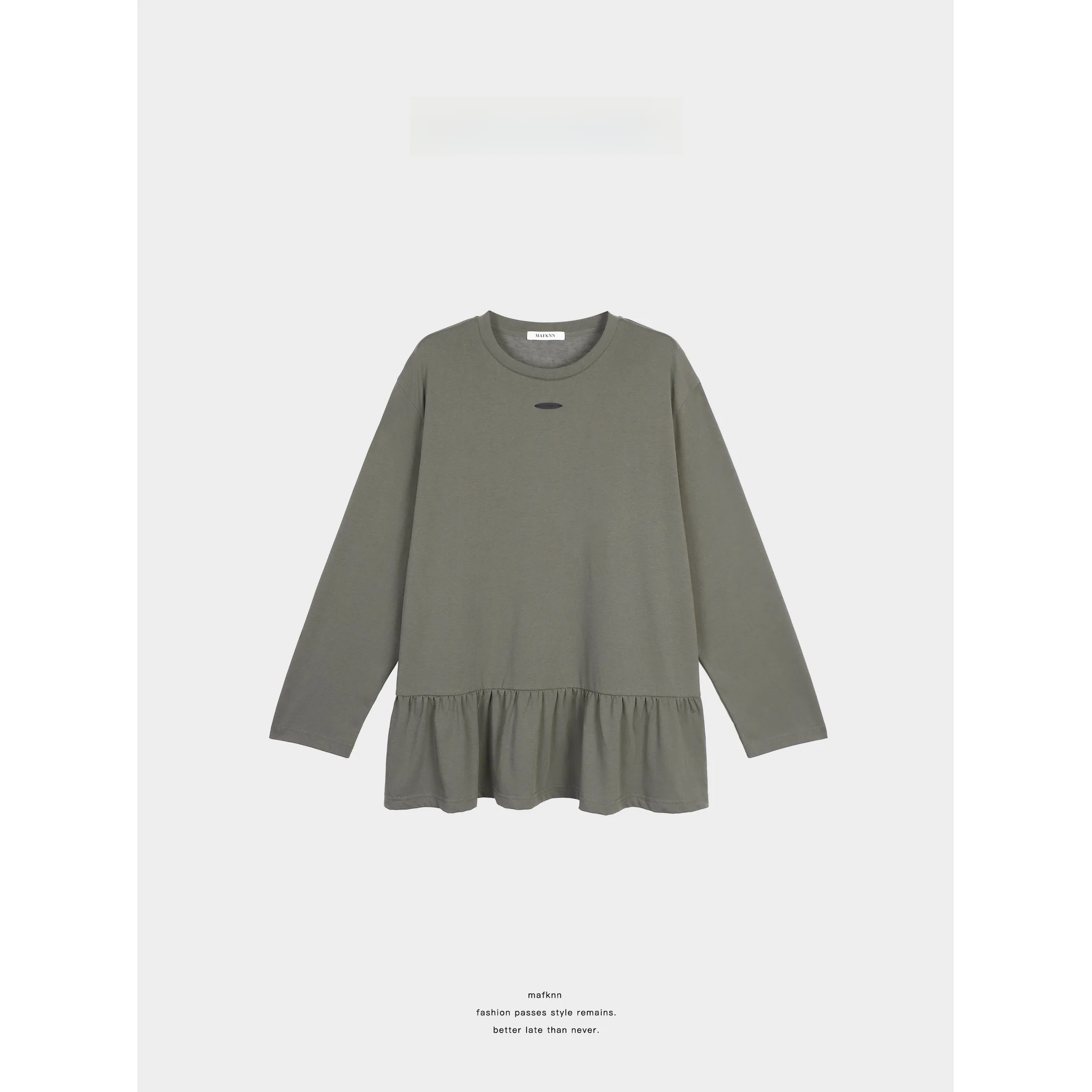 

Футболка с длинными рукавами и текстурой снежинок, женская повседневная футболка больших размеров, приятная для кожи, дышащая, из смеси хлопка и полиэстера.