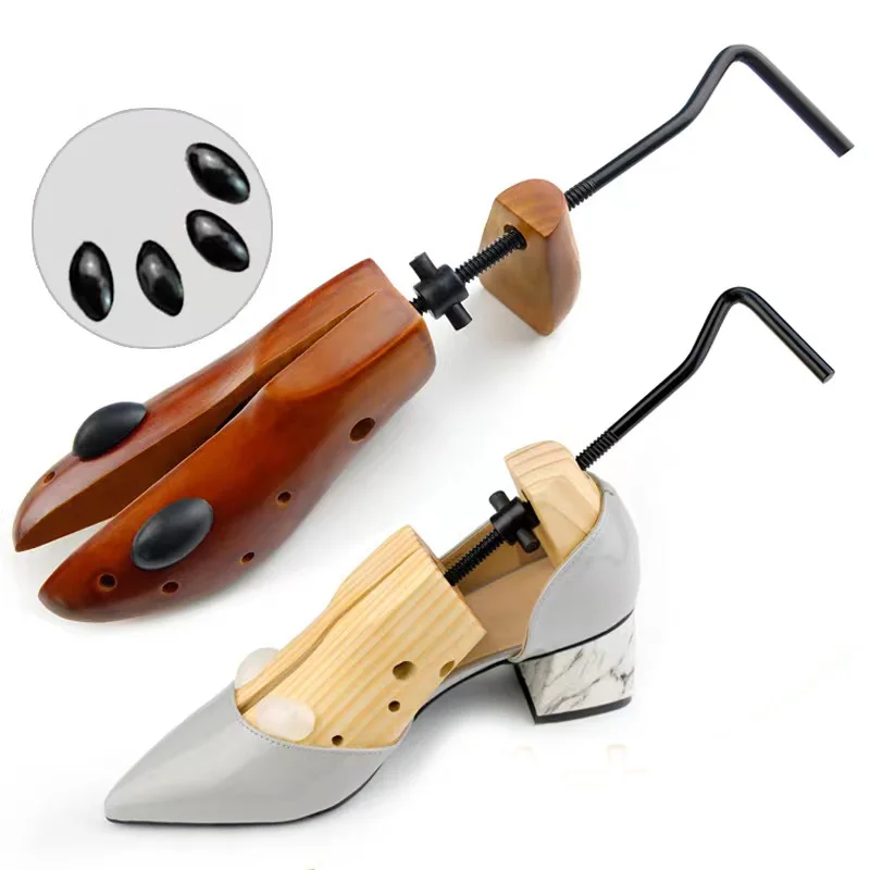 

Dropshipping 1pcs 2-Way Wooden Shoe Tree For Men and Women Shoes Expander djustable Shoe Stretcher Shaper Rack Sawol