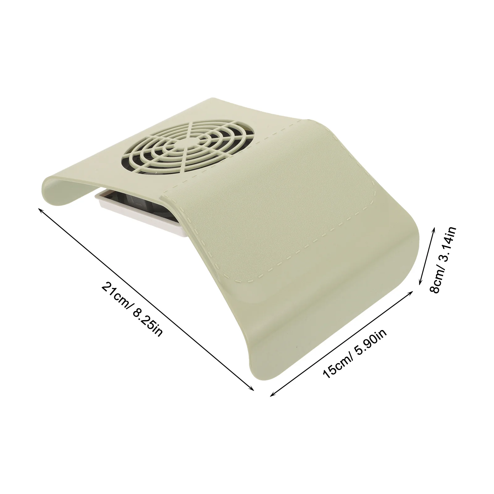 Nail Dust Collector Compact Design Powerful Motor for Salon Use Space-Saving Manicure Dust Extractor with Eu Plug