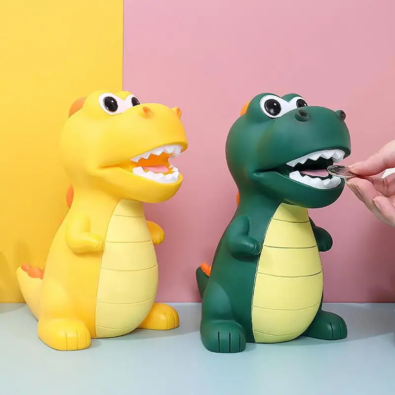 

Piggy Bank Dinosaur Coin Banks Money Boxes Storage Kids Toys Dino Shape Provides Happiness Cultivate Saving Money Saving Box