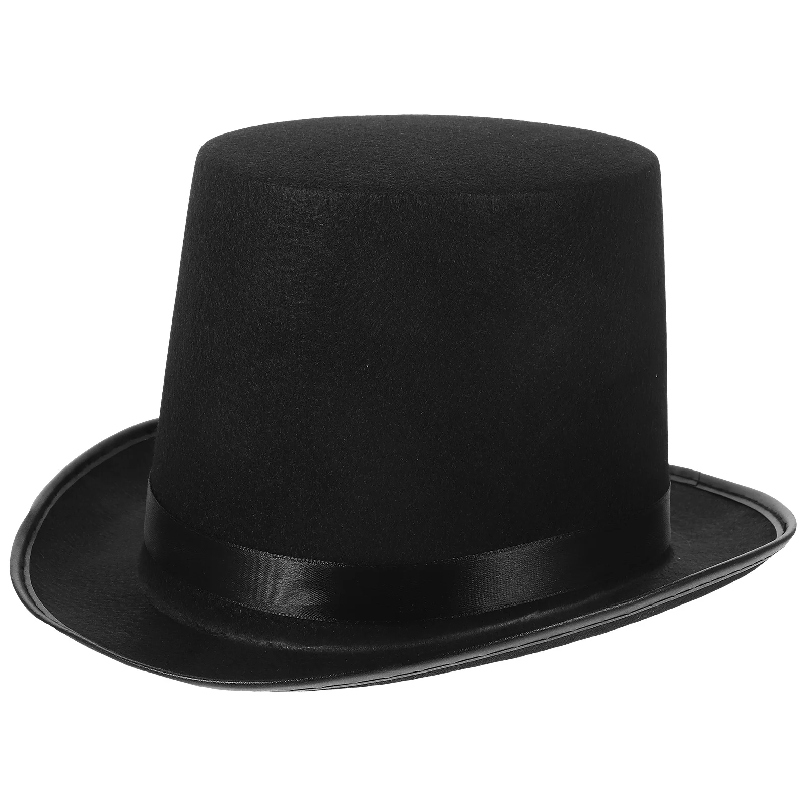 Adulto superior mágico traje festa vestir-se masquerade acessório assistente chapéu cilindro branco novidade desempenho prop